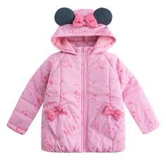 PRICES MAY VARY. Officially Licensed Disney Minnie Mouse girls clothes Dress your little girl in this Disney Minnie Mouse puffer jacket for toddlers and big girls. Girls clothes and girls jackets Choose between Minnie print pink jacket with ears and bow, one Minnie print multicolor tie dye jacket with a bow, one allover print grey jacket with bow, one allover print pink coat with bow and ears, one purple and white coat with a bow, one pink coat with ears, one allover print beige coat with ears a Girls Puffer Jacket, Gray Winter, My Hood, Minnie Mouse Girl, Halloween Trick Or Treat, Outdoor Apparel, Red Bow, Halloween Hacks, Kids Jacket