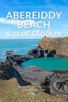 the cover of abeedddy beach and blue lagoon, with text overlaying it