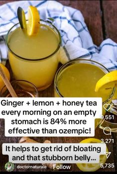 Lemon And Honey Tea, Lemon And Honey, Healthy Juice Drinks, Food Health Benefits, Healthy Juice Recipes, Honey Tea, Home Health Remedies, Health Recipes, Herbs For Health