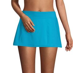 You'll be cute and covered at the beach or pool with this women's Lands' End swim skirt, featuring UPF 50 sun protection and a tummy control panel.Kohl's Lands' End Women's Swim Size ChartFinding the perfect fit and size for women's clothing requires basic measurements of your chest, waist, hips and inseam. Use this guide to learn more about sizing and everything Kohl's has to offer in women's fashion. You'll be cute and covered at the beach or pool with this women's Lands' End swim skirt, featu Swim Skirt, Control Panel, Lands End, Upf 50, At The Beach, Cheer Skirts, Sun Protection, Fabric Care, Womens Swim