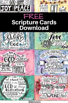 the free printable bible verse cards