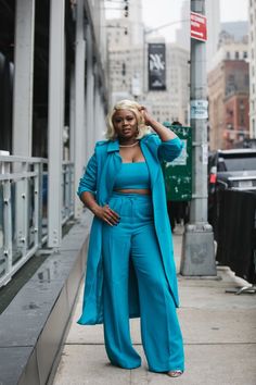 Plus Size Couture Fashion, Plus Size Couture, Check Suits, Author Photos, Claire Sulmers, Plus Size Street Style, Super Nana, Monochromatic Fashion