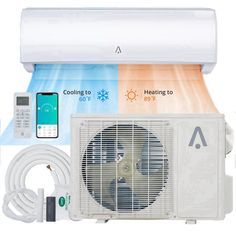 the air conditioner is connected to an appliance