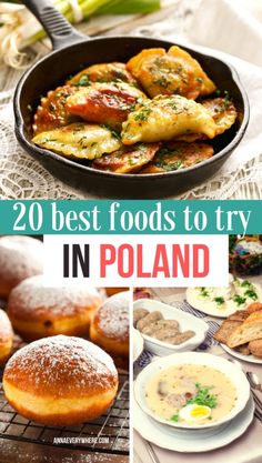 the best foods to try in poland, including breads and pastries for breakfast