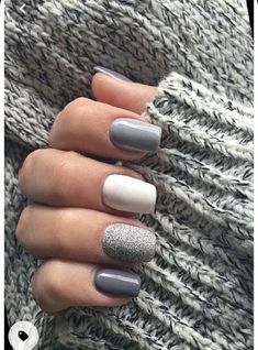 Best Winter Nails, Winter Nails Ideas, Wedding Nails Glitter, Simple Acrylic Nails, Manicure Y Pedicure, Nail Designs Spring, Holiday Nails, Nails Ideas