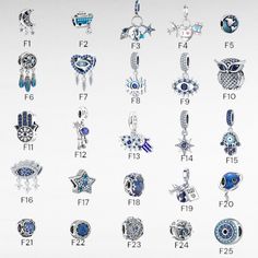 Add a touch of elegance and meaning to your Pandora bracelet with our "Silver 925 Blue Series Beads fit charms." This exquisite collection features the stunning "Pandora Heart of the Ocean Blue Series Charms," "Evil Eye Blue Charm," and the "Hamsa Hand Charm," making it the perfect gift for her, whether it's for a birthday, anniversary, or any special occasion. Enhance your charm bracelet with these stunning "Silver 925 Blue Series Beads fit charms." Inspired by the elegance and timeless beauty Blue Jewelry With Heart Charm And Round Beads, Blue Jewelry With Dangling Charms For Jewelry Making, Blue Charm Bracelet With Dangling Charms As Gift, Handmade Blue Sterling Silver Charm Bracelet, Blue Jewelry With Removable Charms As A Gift, Blue Jewelry With Removable Charms For Gift, Nickel-free Blue Sterling Silver Charm Bracelet, Blue Sterling Silver Jewelry With Dangling Charms, Blue Charm Bracelets For Jewelry Making