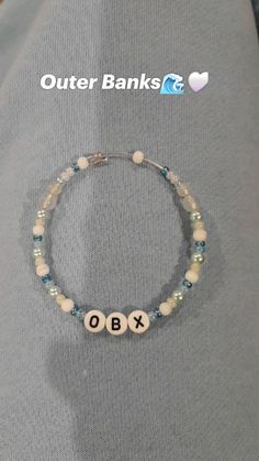 outer banks bracelet Outer Banks Hairstyles Beads, Outerbanks Inspired Jewelry, Cobra Kai Bracelet Ideas, Outerbanks Bracelets Ideas, Outer Banks Gift Ideas, Obx Inspired Jewellery, P4l Bracelet, Jj Bracelet Outer Banks, Obx Inspired Bracelets