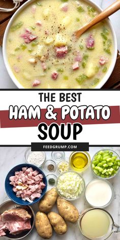 the best ham and potato soup recipe