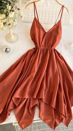 Red Cute Dress, Cute Trendy Dresses, Dresses A Line, Hoco Dresses Short, High Waist Dress, Statement Dress, Hoco Dresses, Stretch Dress, Classy Dress