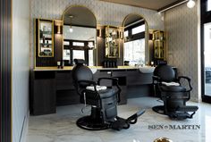 the salon is clean and ready for customers to use