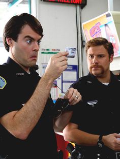 two police officers standing next to each other