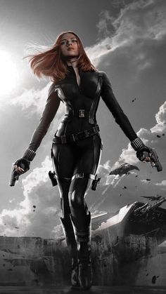 Black Widow Outfit, Black Widow Wallpaper, Math Comics, Superhero Captain America, Marvel Fanart, Black Widow Natasha