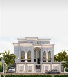 this is an artist's rendering of a luxury home in palm beach, florida