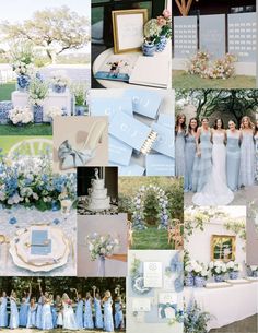 Powder Blue And Gold Wedding Theme, Powder Blue Wedding Palette, Cobalt Blue Wedding Colors, Cornflower Blue Wedding Palette, Blue Wedding Theme Summer, Lake Wedding Theme, Light Blue Gold Wedding, Pale Blue Wedding Theme, Cinderella Blue Wedding