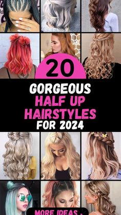 Hairstyles For Long Hair For Pictures, Funky Hairdos For Long Hair, Curly Hair Styles Updo Half Up, Long Blonde Hairstyles Formal, Fun Hair Dos For Long Hair, Hair Styles For Long Hair For Prom, Braided Half Up Half Down Curly Hair, Teen Prom Hairstyles, Medium Length Styles Hairdos