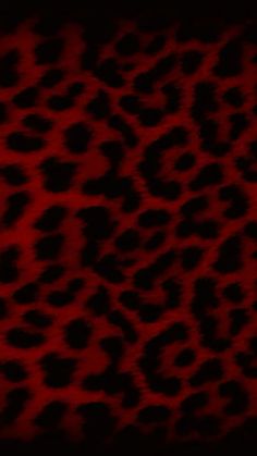 an animal print pattern is shown in red and black colors, as well as dark background