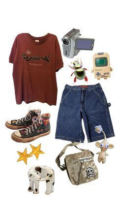 Nerdy Clothes Aesthetic, Loser Core Outfits, 80s Fits, Silly Clothes, Funky Outfits