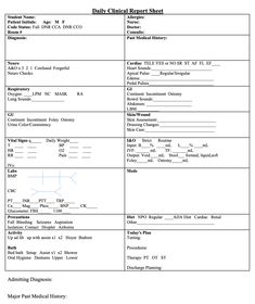 the medical record sheet is shown in black and white