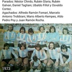 an old photo of some soccer players