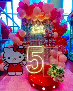 Adorable & Playful Hello Kitty Birthday Party Ideas - Birthday Party Ideas for Kids Hello Kitty Party Theme Ideas, Hello Kitty Birthday Diy, Kitty Birthday Party Ideas, Hello Kitty Birthday Party Ideas, Diy Hello Kitty, Cute Decorations