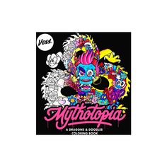 the logo for myttotopia coloring book