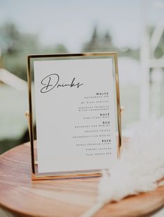 a close up of a table with a sign on it that says, let her sparkle