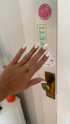 White Acrylic Nails With Chrome, White Nails With White Chrome, Hoco Nails Chrome, Cute White Chrome Nails, White Tip Nails With Chrome, Nails Hoco Homecoming, Hoco Nail Inspo White, Nail Hoco Ideas, White Nails Crome