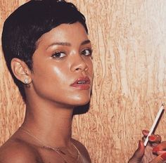 Rihanna Makeup, Natural Hair Short Cuts, Fall Makeup Looks