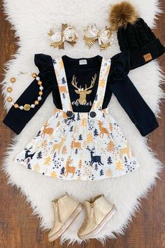 Baby Christmas Outfit, Christmas Tops, Trendy Baby, Dress Clothes