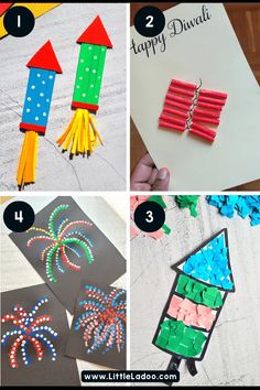 the steps to make diy crafts for kids