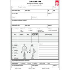 an employee's workbook is shown with the words workplace health report on it