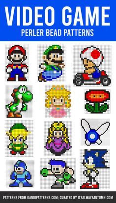 video game perler bead patterns