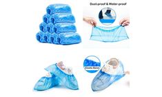 100-200 Disposable Anti Slip Boot Shoe Covers Overshoes Protective Waterproof Color Celeste, Plastic Shoes, Rain Gear, Waterproof Shoes, Shoe Covers, Clean Shoes, Waterproof Boots, Shoe Care, Rainy Day