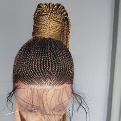 This cornrow braided wig is 30 inches long but it can be customise to the customer's taste. It is made with full lace human hair lace, Kanekalon hair, and full Lace and with colour 1b extensions. It is sleek and natural looking box braids. It is 100% handmade. The shipping cost is free worldwide.. To order for this wig, kindly enter the information- Enter: Your preferred extension Color(s) Cap size(small/medium/large) Desired length of braids/twists With/without baby hairs Phone number and email Braids With Burnt Ends, Kanekalon Hair, Bob Braids Hairstyles, Braids Locs, Pretty Braids, Kanekalon Hairstyles, Bob Braids, Wig For Black Women, Lace Braid