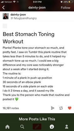 the best stomach tone workout for women on her phone, with text above it that reads'best stomach tonic '