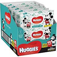 two boxes of huggies mickey mouse diapers