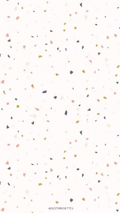 a white background with black, pink and gold confetti on the bottom right corner