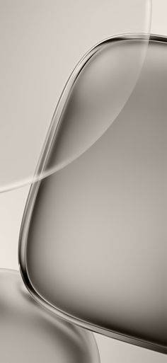 the back side of an abstract object with white and gray colors