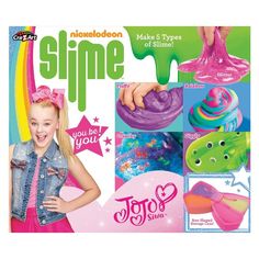 Nickelodeon Slime, Perfect Slime, Slime Kits, Project Mc2, Jojo Siwa Bows, Jojo Siwa Birthday, Jojo Bows, Slime Kit, How To Make Slime