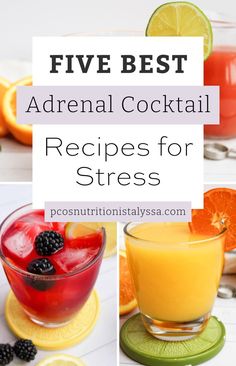 Explore 5 delicious adrenal cocktail recipe ideas to help lower cortisol and improve sleep. Each adrenal cocktail and cortisol cocktail offers unique benefits for your health. Try these easy cortisol cocktail recipes to find your favorite way to feel your best! Adrenal Cocktail Recipe, Adrenal Cocktail, Vitamin C Foods, Lower Cortisol, Adrenal Health, Cocktail Recipes Easy, Mocktail Recipe, Balanced Meals, Essential Vitamins