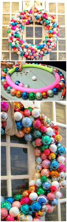 an image of a wreath made out of buttons