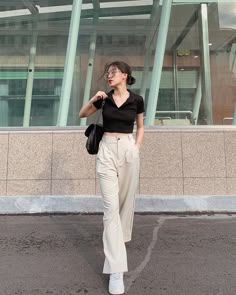 Mode Ulzzang, Korean Outfit Street Styles, Casual Day Outfits, Korean Girl Fashion, Ulzzang Fashion, Mode Inspo, Inspired Outfits