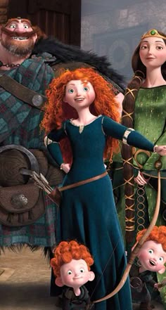 the merida family from brave