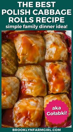 Polish Cabbage Rolls, Polish Cabbage, Polish Stuffed Cabbage, Best Cabbage Recipe, Easy Cabbage Rolls, Sweet And Sour Cabbage, Cabbage Casserole Recipes, Ground Beef Rice