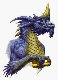 a blue dragon sitting on top of a white surface