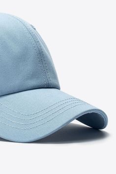 Stay cool and stylish with our Sports Lovers Baseball Cap. Made with breathable fabric, this cap keeps you comfortable while showing off your love for sports. The curved brim provides shade and a touch of style, perfect for any outdoor activity. Show off your team spirit while staying comfortable and protected. Picture style: Flat lay Type: Baseball cap Pattern type: Solid Material: 100% cotton Imported Product measurements: Height: 4.7 in Brim: 2.7 in Circumference：22.0-23.2 in