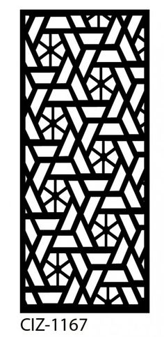 a black and white pattern with the words clz - 16 7 written in it