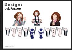 Uraraka Nails, My Hero Academia Nail Art, Mha Nails, Academia Nails, Queen Tips, Anime Nail, Uñas Ideas, Ideas Uñas, Nail Water Decals