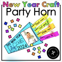 the new year craft party horn