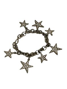 VINTAGE 90s Y2K PUNK ROCKSTAR ⭐️ STARS RHINESTONE BRACELET SILVER TONE BID NOW!  | eBay 2000s Bracelets, Punk Rockstar, Alt Y2k, 90s Jewelry, Antique Finds, Y2k Punk, Y2k Jewelry, Trashy Y2k, Beach Beauty